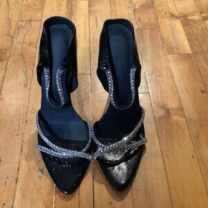 Carrie High Heel Mule - Black - Size 40